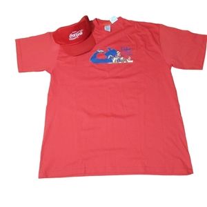 Coca Cola Tee Shirt VegasSize XXL And Snapback Baseball Cap B22‎